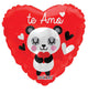 Oso Panda Te Amo 18″ Balloon