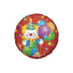 Convergram Palloncino Mylar 18″ Round Globo Clown with Balloons