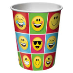 Convergram Party Supplies Emojions Cups 9oz (8 count)