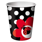 Convergram Party Supplies Lady Bug Fancy Cups 9oz (8 count)