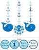 Ocean Cute Whale Hanging Decorations (3 piece set)