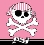 Convergram Party Supplies Pirate Parrty! Ahoy Lunch Napkin 3 Ply (16 count)