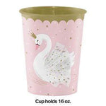 Convergram Party Supplies Swan Party 16oz Cups
