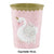Convergram Party Supplies Swan Party 16oz Cups
