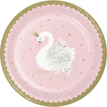 Convergram Party Supplies Swan Party 9in Plates 9″ (8 count)
