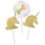 Convergram Party Supplies Unicorn Sparkle Sticks (3 count)