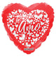 Te Amo Paper Cuts 18″ Balloon