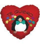 Te Quiero Penguino 18″ Corazón Globo