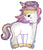 Unicorn Shape 36″ Balloon