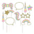 Convergram Unicorn Sparkle Photo Props (10 count)