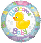 Convergram Welcome Baby Rubber Duck 18″ Balloon