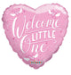 Bienvenido Little One Pink 18″ Globo Gellibean
