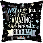 Convergram Wishing You The Most Amazing Birthday 18″ Balloon