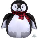 Cozy Holiday Penguin 28″ Foil Balloon by Anagram from Instaballoons