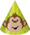 Creative Converting Monkey Monkeyin' Around Party Hats (8 count)