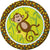 Creative Converting Monkeyin Around Monkey Plates 9″ (8 count)