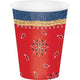 Western Bandana Themed 12oz Cups (8 count)