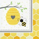 Bumble Bee Baby Lunch Napkins (16 count)