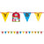 Creative Converting Mylar & Foil Happy Birthday Farmhouse Fun Banner Balloon