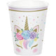 Vasos Unicorn Baby de 9 oz (8 unidades)