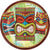 Creative Converting Tiki Time Paper Plates 9″ (8 count)