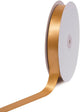 Antique Gold Satin Ribbon 7/8" x 100 yards