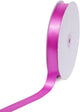 Fuchsia Satin Ribbon 7/8" x 100 yards