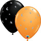 Crescent Moon Stars Halloween 11″ Latex Balloons (50 count)