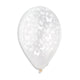 Crystal Clear Butterfly White 13″ Latex Balloons (50 count)