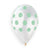 Crystal Clear Green Polka Dot 12″ Latex Balloons by Gemar from Instaballoons