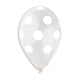Crystal Clear Polka Dot 12″ Latex Balloons (50 count)