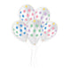 Crystal Clear Polka Dot 13″ Latex Balloons (50 count)