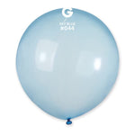 Crystal Rainbow Sky Blue 19″ Latex Balloons by Gemar from Instaballoons