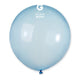 Crystal Rainbow Sky Blue 19″ Latex Balloons (25 count)