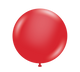 Globos de látex rojo cristal de 24″ (25 unidades)