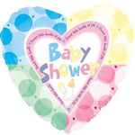 CTI Baby Shower Quadrants 17″ Heart Balloon