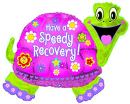 Have a Speedy Recovery 31″ Get Well Turtle Balloon