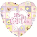 CTI It's a Girl Bear & Bunnies 18″ Balloon