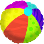 CTI Mylar & Foil Beach Ball 18″ Balloon