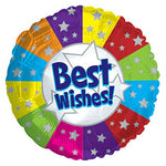 CTI Mylar & Foil Best Wishes 17″ Balloon