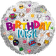 Birthday Wish 9″ Balloon (requires heat-sealing)