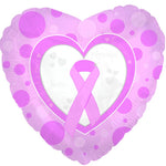 CTI Mylar & Foil Breast Cancer Promise/Hope/Cure 18″ Balloon