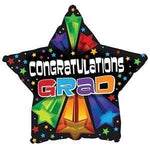 CTI Mylar & Foil Congratulations Grad Bursting Star 17″ Balloon