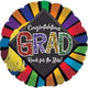 Felicidades Grad Reach for the Stars Globo de 17″