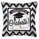 Felicidades Graduado Globo Chevron 17″