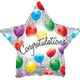 Congratulations Twinkling Stars 17″ Balloon