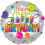 CTI Mylar & Foil Happy Birthday Presents 9″ Balloon