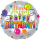 Happy Birthday Presents 9″ Balloon (requires heat-sealing)