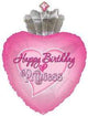 Happy Birthday Princess Crown 30″ Balloon