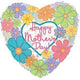 ¡Feliz día de la madre! Globo Margaritas 31″